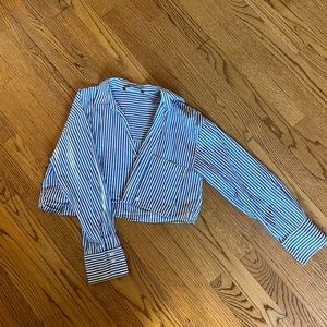 Zara - Cropped button down